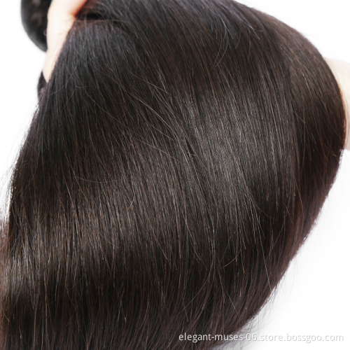 Hot Sale Brazilian Hair Extensions Seamless Weft invisible 100% Human Hair Double Drawn Virgin Flat Weft Hair